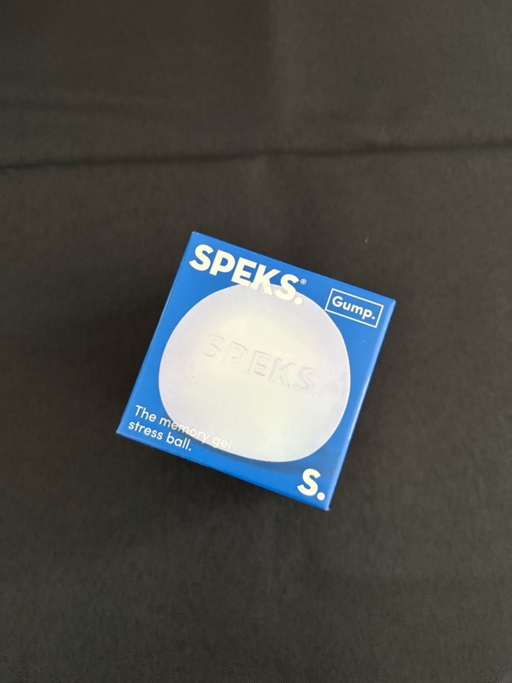 Speks Gump Stress Ball Blue Dew Silky Soft Memory Gel Squishy Fidget Toy NEW